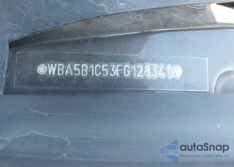 2015 BMW 535 I из США, поврежденный, VIN WBA5B1C53FG128341